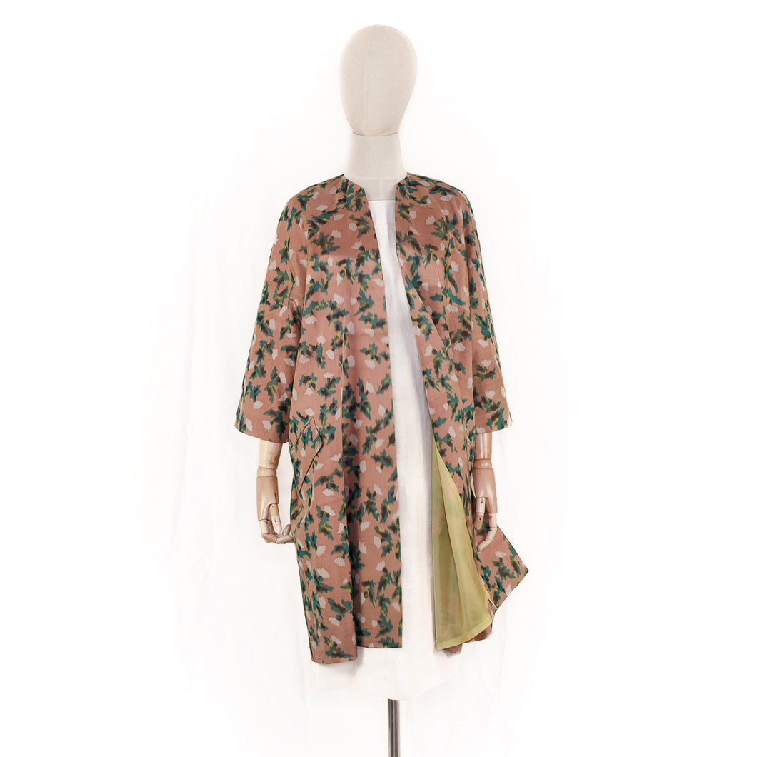 vintage kimono silk coat