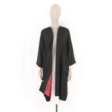 Load image into Gallery viewer, vintage kimono silk coat
