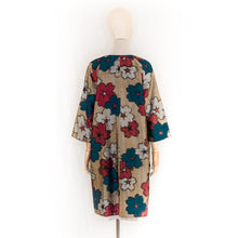 Load image into Gallery viewer, vintage kimono silk coat
