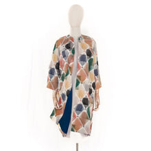 Load image into Gallery viewer, vintage kimono silk coat
