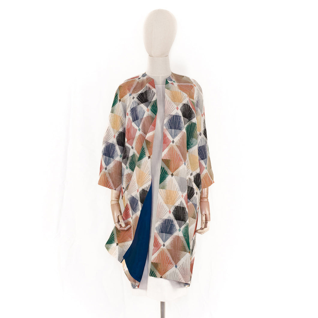 vintage kimono silk coat