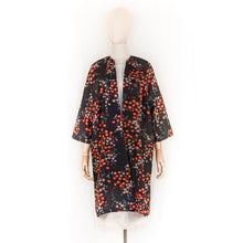 Load image into Gallery viewer, vintage kimono silk coat
