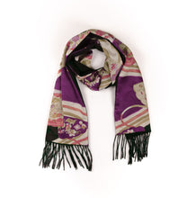 Load image into Gallery viewer, vintage kimono cashmere scarf
