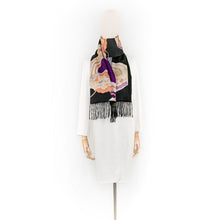 Load image into Gallery viewer, vintage kimono cashmere scarf
