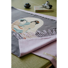 Load image into Gallery viewer, vintage kimono cashmere shawl
